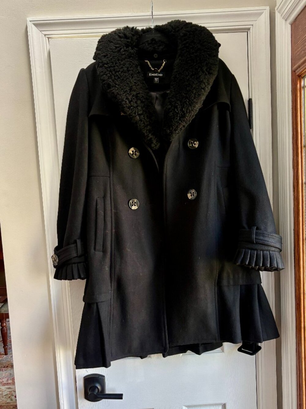 BeBe Wool Dress Coat Size Large